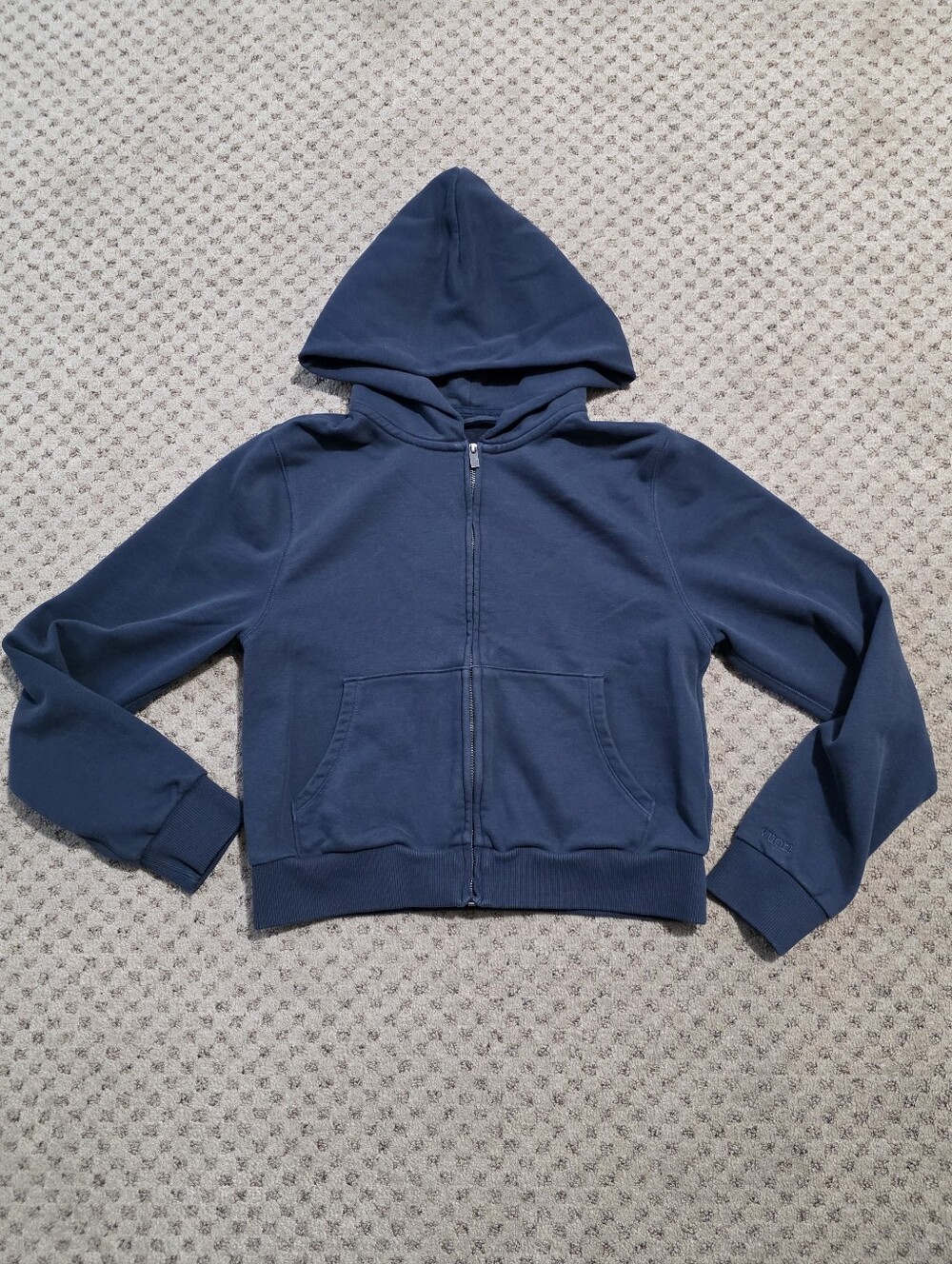 Vuori Full Zip Navy Hoodie